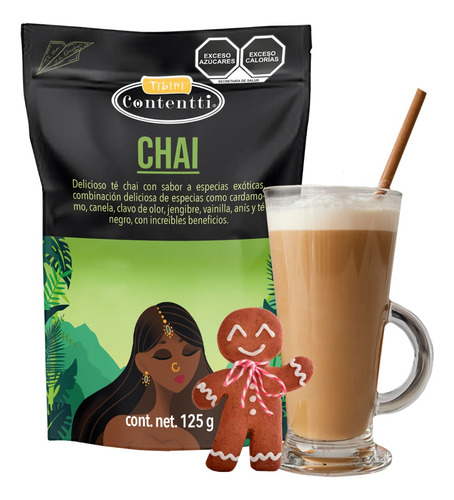 Chai Galleta Jenjibre 125g  Tibiri Contentti Riquisimo.