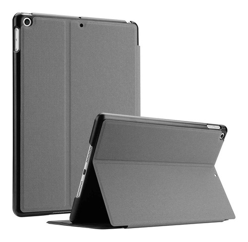 Funda Para iPad 10.2 9na 8va 7ma Gen Gris Delgada Protectora