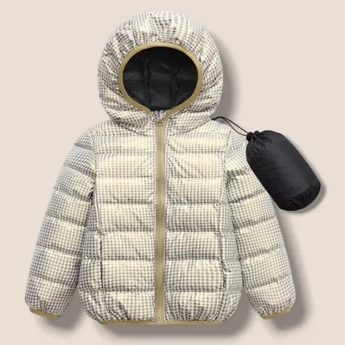 Jaqueta Bomber Infantil Nylon com Capuz