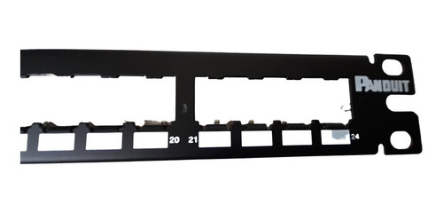 Patch Panel Panduit 24 Puertos Modular Vacío Nuevo Sin Jacks