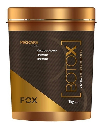 Imagem 3 de 3 de Kit Progressiva Fox Gloss Litro + Btx Ultra Condicionante Kg
