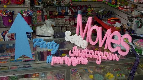 Imagen 3 de 8 de 5 Letras Corporeas 30 Cm Polyfan Pintadas Carteles Negocios