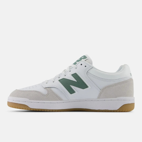 Zapatillas Urbanas Mujer New Balance 480 Blanco/beige/verde