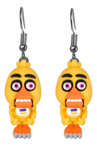 Aretes De Pollo Robot Asesino 