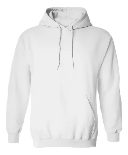 Sudadera Blanca Para Sublimar Con Gorro Unisex