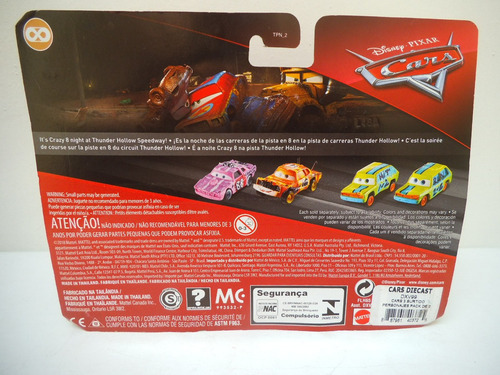 Imagen 3 de 3 de Tailgate Y Pushover Cars Mattel Disney
