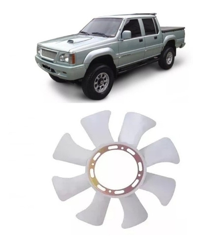 Helice Radiador 8 Pás Mitsubishi L200 Gl Gls 1992 A 2006