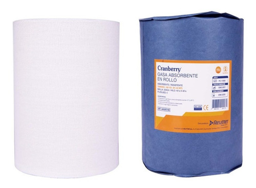 Gasa Absorbente En Rollo 100 Yardas 91.4 Metros Cranberry..