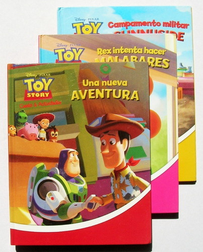 Toy Story, Cuento Y Actividades, Set De 3 Libros