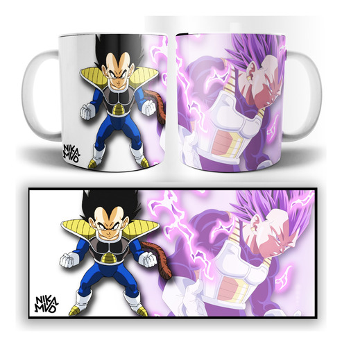 Taza Jarro Vegeta Dragon Ball Anime Manga - Nika.mvd