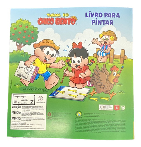 Turma Do Chico Bento Livro Para Pintar Com Aquarela: Não Aplica, De On Line Editora. Possui, Vol. Na. Editorial On Line Editora, Capa Mole, Edição 8 Em Português, 2022