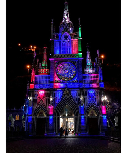 Imagen 7 de 10 de Reflector Led 30w Rgb Multicolor Colores Decoracion Ip65