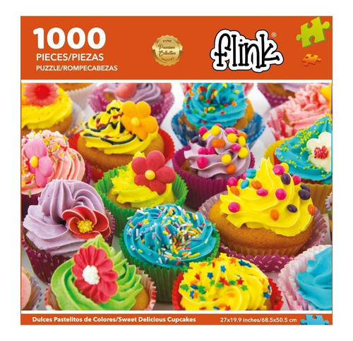 Rompecabezas Cupcakes Pastelitos, 1000 Piezas