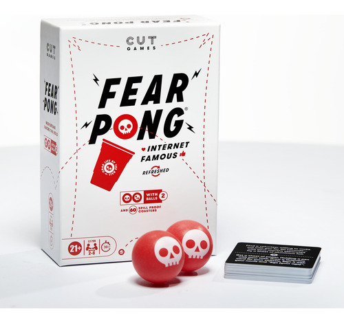 Juego De Fiesta Fear Pong Adult De Cut | Internet Famous