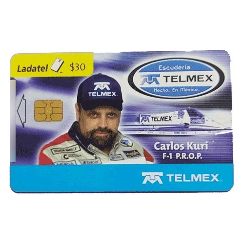 Tarjeta Telefónica Telmex - Escuderia Telmex Rompecabezas