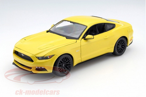 Ford Mustang 2015 1/18 Maisto Amarillo