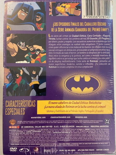 Dvd Batman La Serie Animada Volumen 3 | MercadoLibre