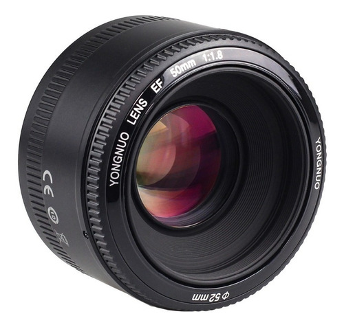 Imagem 1 de 7 de Lente Yongnuo Yn50mm F/1.8 - Yn 50mm - Para Câmeras Canon
