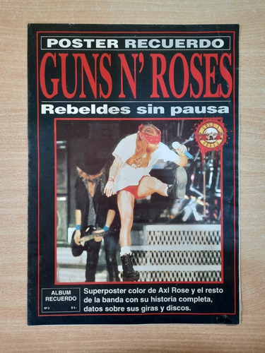 Álbum Y Póster Guns N' Roses Revistas Años '90 Coleccion