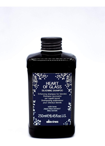 Shampoo Sedoso Davines Heart Of Glass Para Cuidados Com Loir
