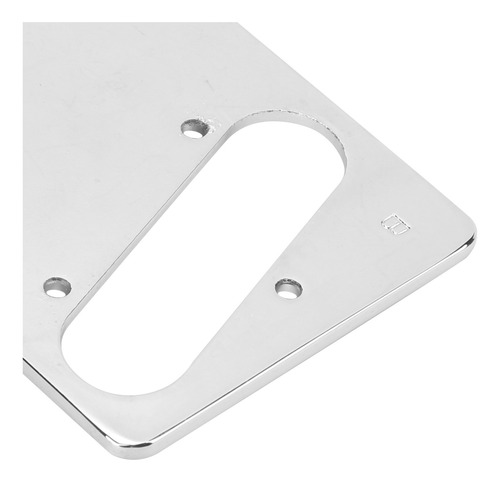 Saddle Bridge Metal Silver Hardtail De 6 Cuerdas, Fijo