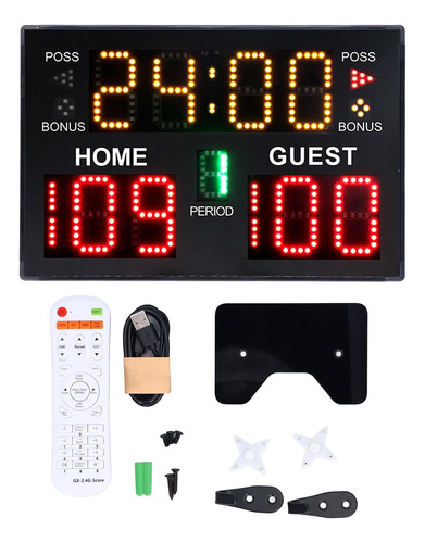 Marcador Electrónico Led Digital De Baloncesto De 11 Dígitos