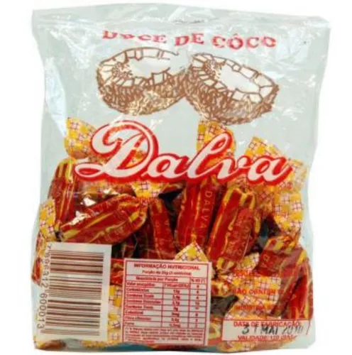 DOCE DE COCO EM TABLETES DALVA - BALA DALVA 1Kg