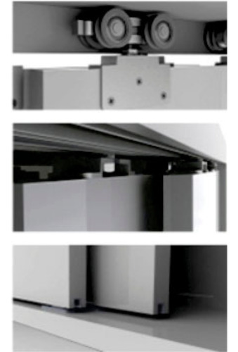 Kit Sistema Para Portas De Correr Ro 8003 V Rometal