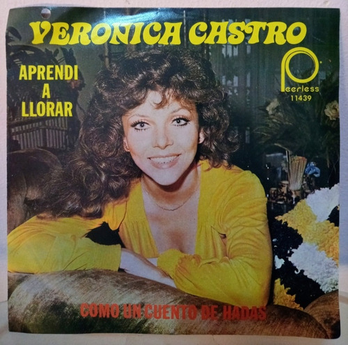 Verónica Castro Aprendí A Llorar Vinilo Ep 45 Rpm