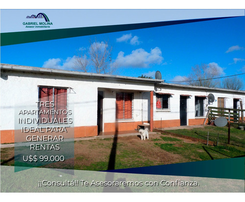 En Venta. ¡¡tres Casas En Un Mismo Terreno!! Genere Renta.
