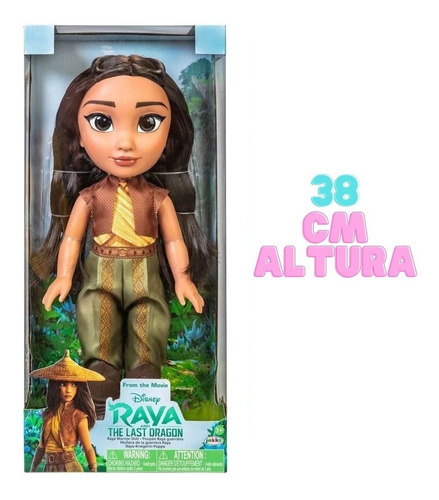 Muñeca Raya Último Dragón 38cm Gigante Original Disney Store
