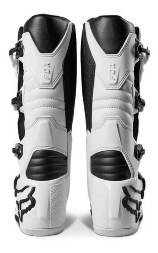 Botas Fox Comp 2023 Blanco Motocross Mx Talla 12