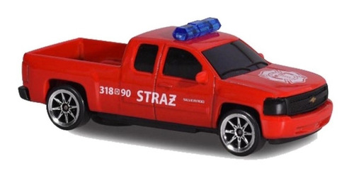 Veiculo Miniatura Majorette Pickup Series 3 Silverado Straz