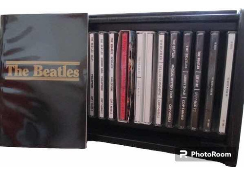 Colección Completa The Beatles Caja Madera 15 Cds De 1987 Us