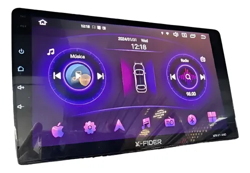 Radio X-fider X1 Tablet 9puLG Android 14 Comandos Voz 8x256