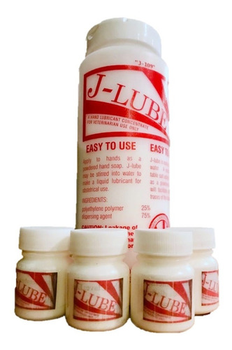 J-lube Polvo Lubricante Concentrado, Frasco Con 15g Rinde 1l Sabor N/a