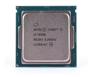Procesador gamer Intel Core i5-6500 BX80662I56500 de 4 núcleos y 3.6GHz de frecuencia con gráfica integrada