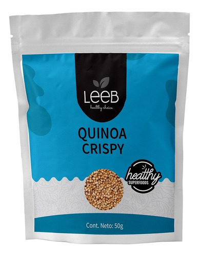 Leeb Quinoa Crispy Premium Natural Bolsa De 50g