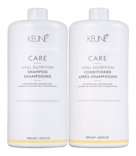 Imagem 1 de 1 de Keune Care Vital Nutrition Shampoo & Condicionador  1000ml