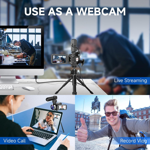 4k Camcorder Video Camera, 48mp Digital Video Camera For ...