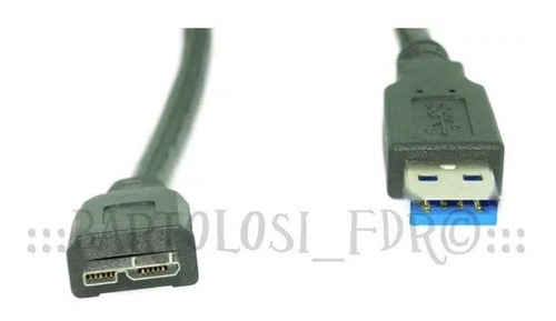 Cable Usb 3.0 Generico Para Disco Duro Externo (1m)