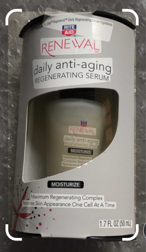 Serum Regenerativo Antiedad Concentrado Renewal Rite Aid Usa