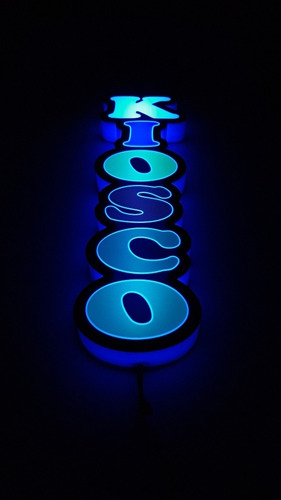 Cartel Luminoso Kiosco Rgb
