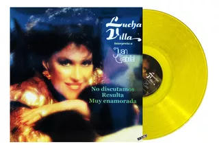 Lucha Villa Interpreta A Juan Gabriel Yellow Clear Lp Vinyl