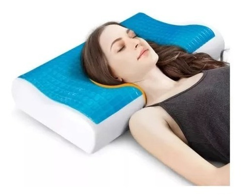 Almohada Memory Pillow Ortopédica Indeformable Cool Gel Fund