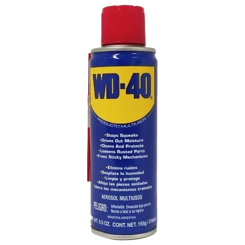 Aceite Lubricante Multiuso Wd-40 En Envase De 155 Grs