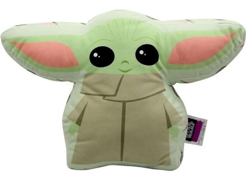 Almofada Baby Yoda | Star Wars | The Mandalorian Cor Colorido