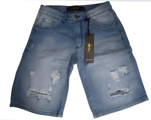 Bermuda Jeans Zoomp Destroyed Masc.-uni000615-universizeplus