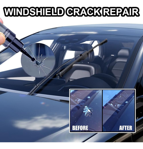 4 Líquido Reparador De Grietas En El Parabrisas Del Coche