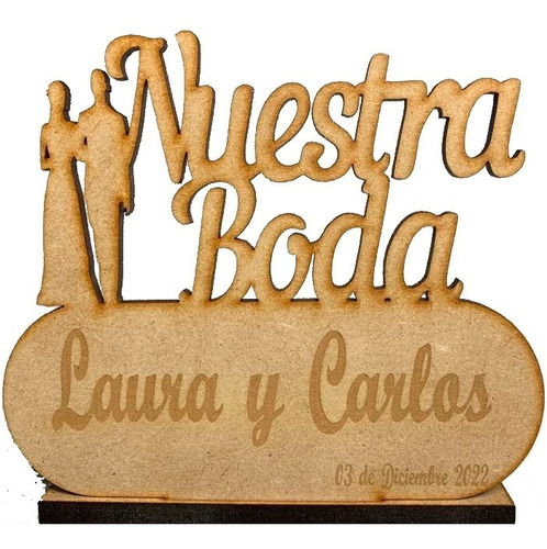 Servilleteros Personalizados 40 Pz Boda